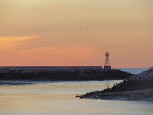 sunset with body of water